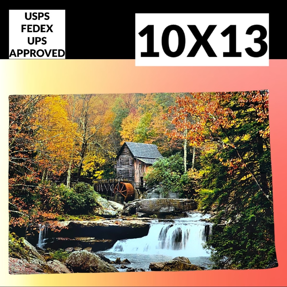 25 10X13 Poly Mailers Glade Creek Grist Mill Autumn, Shipping PRICE IS FIRM Fall - Picture 9 of 10